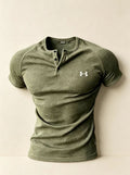 Slim-fit Henley tank top ✨