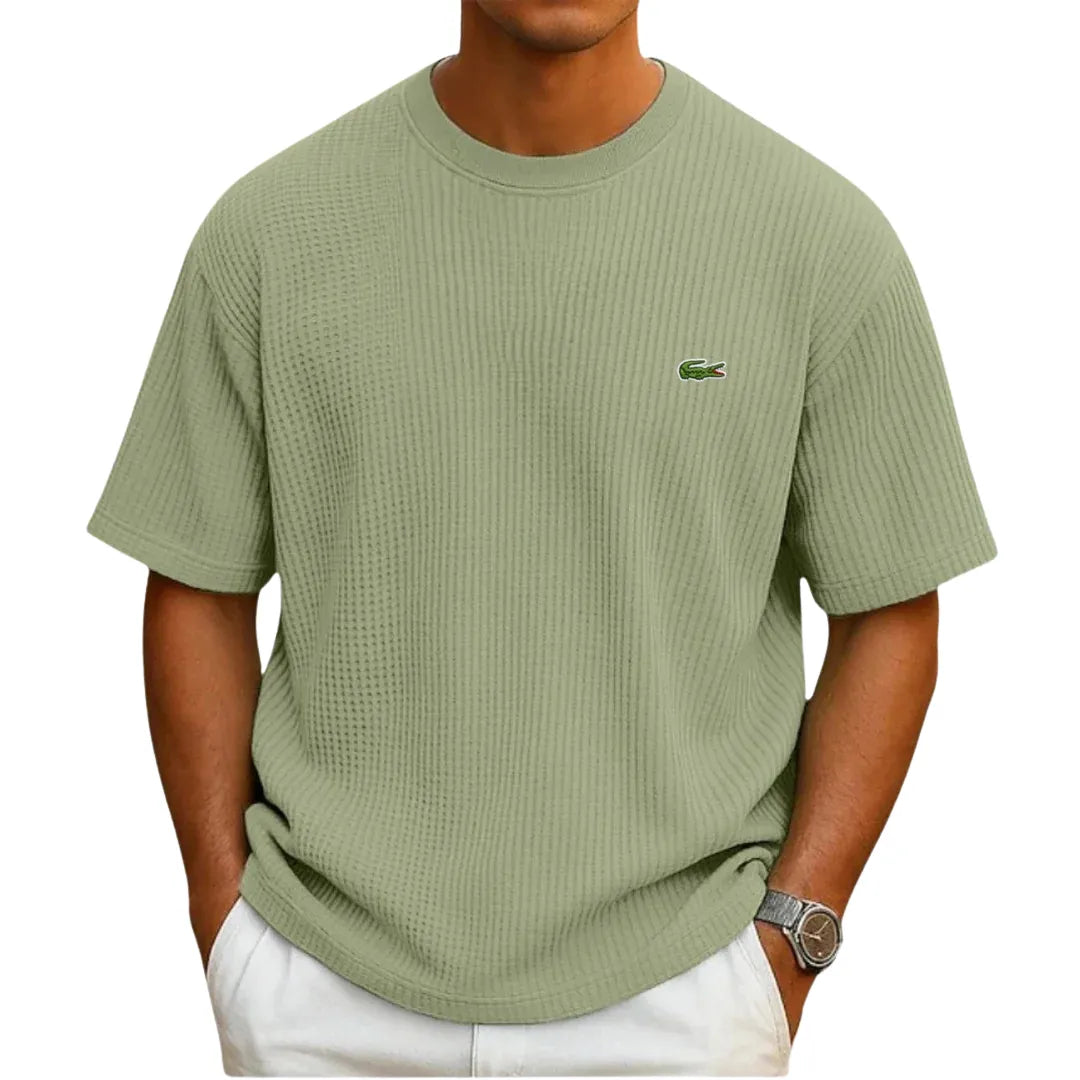 Everyday Waffle-Knit Crew-Neck Sweater