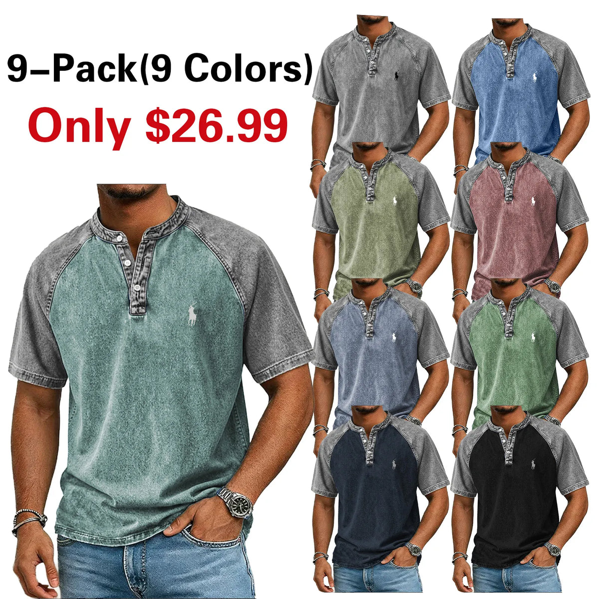 Color-block panelled shirt