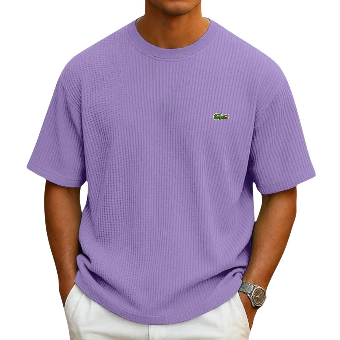 Everyday Waffle-Knit Crew-Neck Sweater
