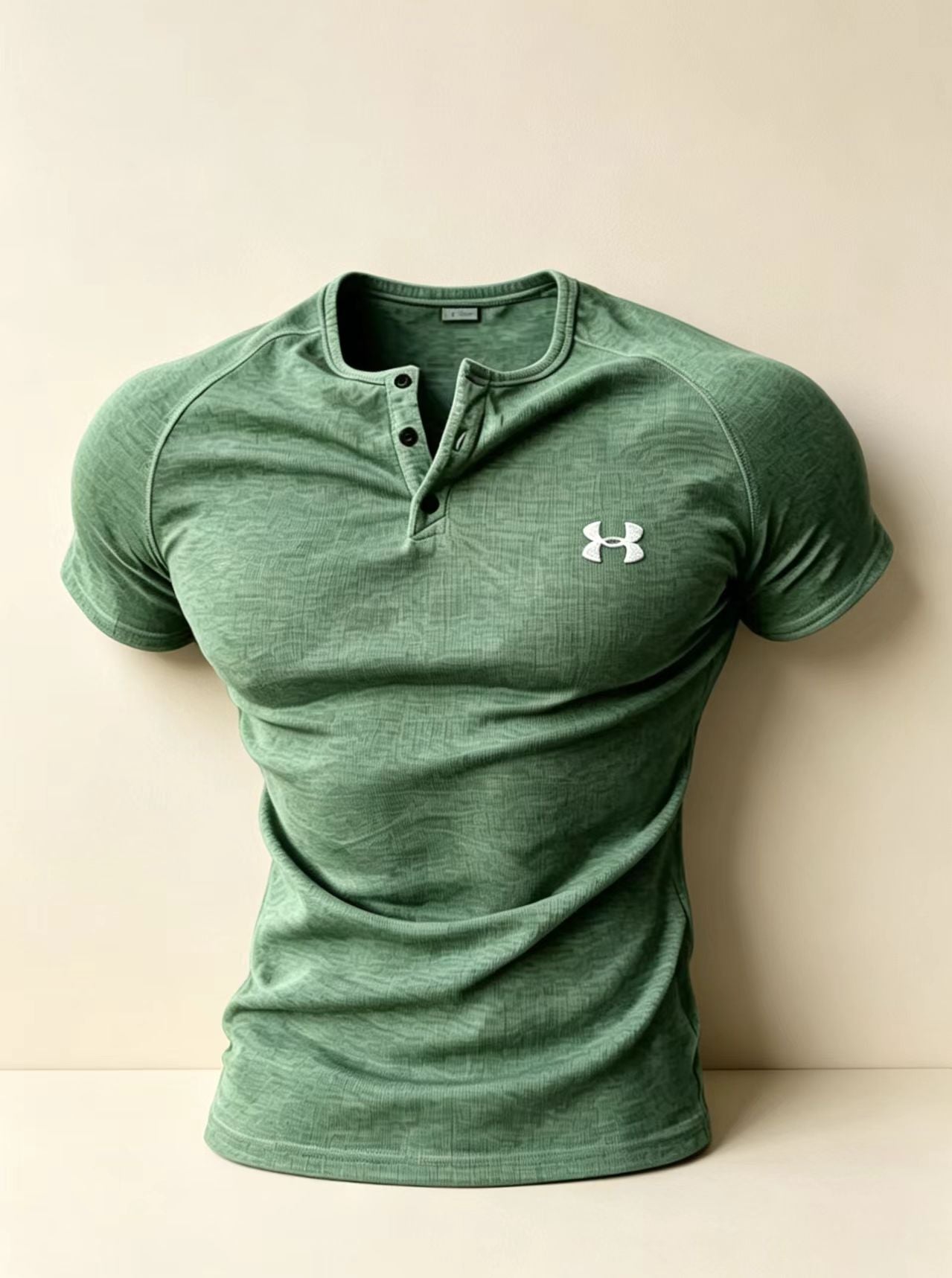 Slim-fit Henley tank top ✨