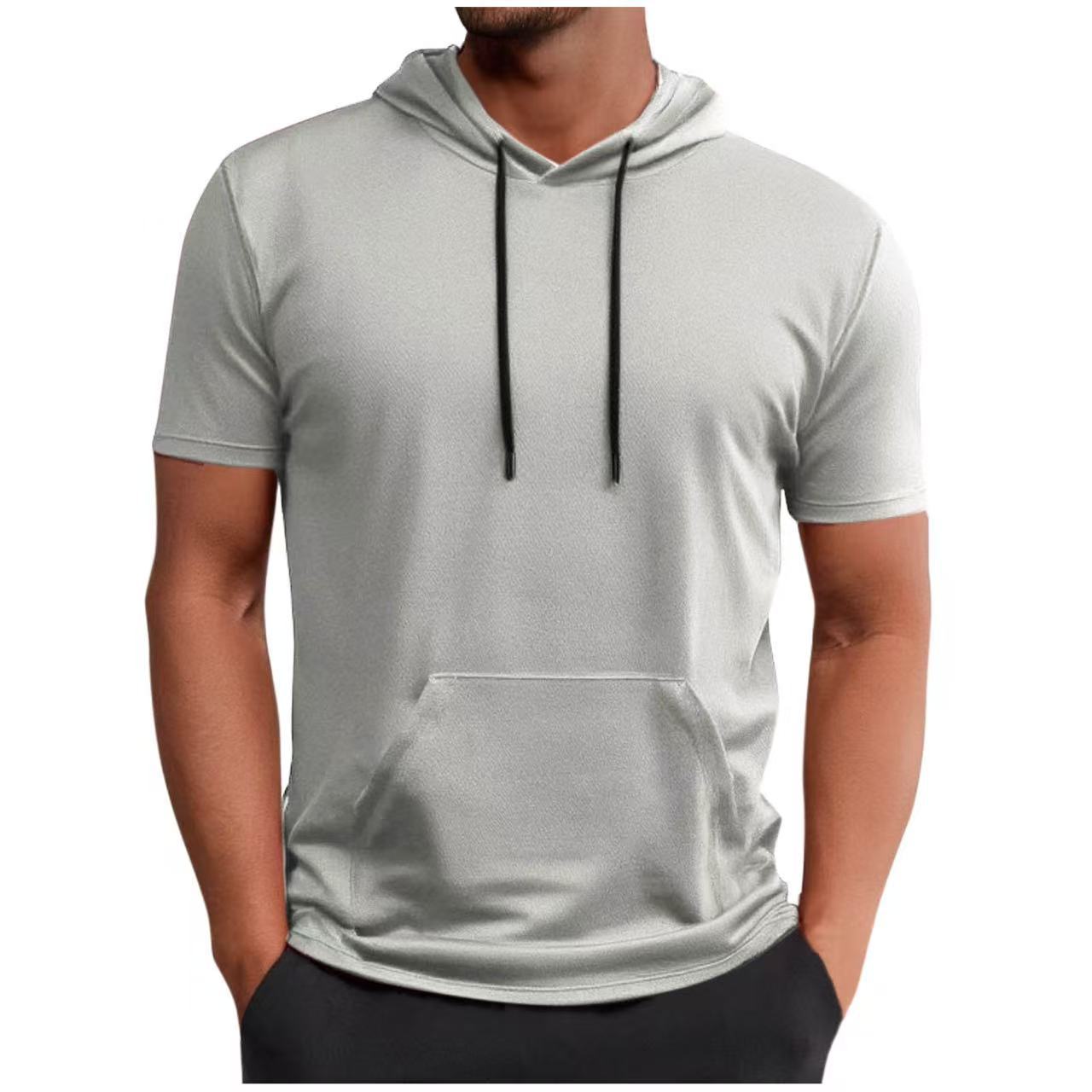 Men's short-sleeved hoodie