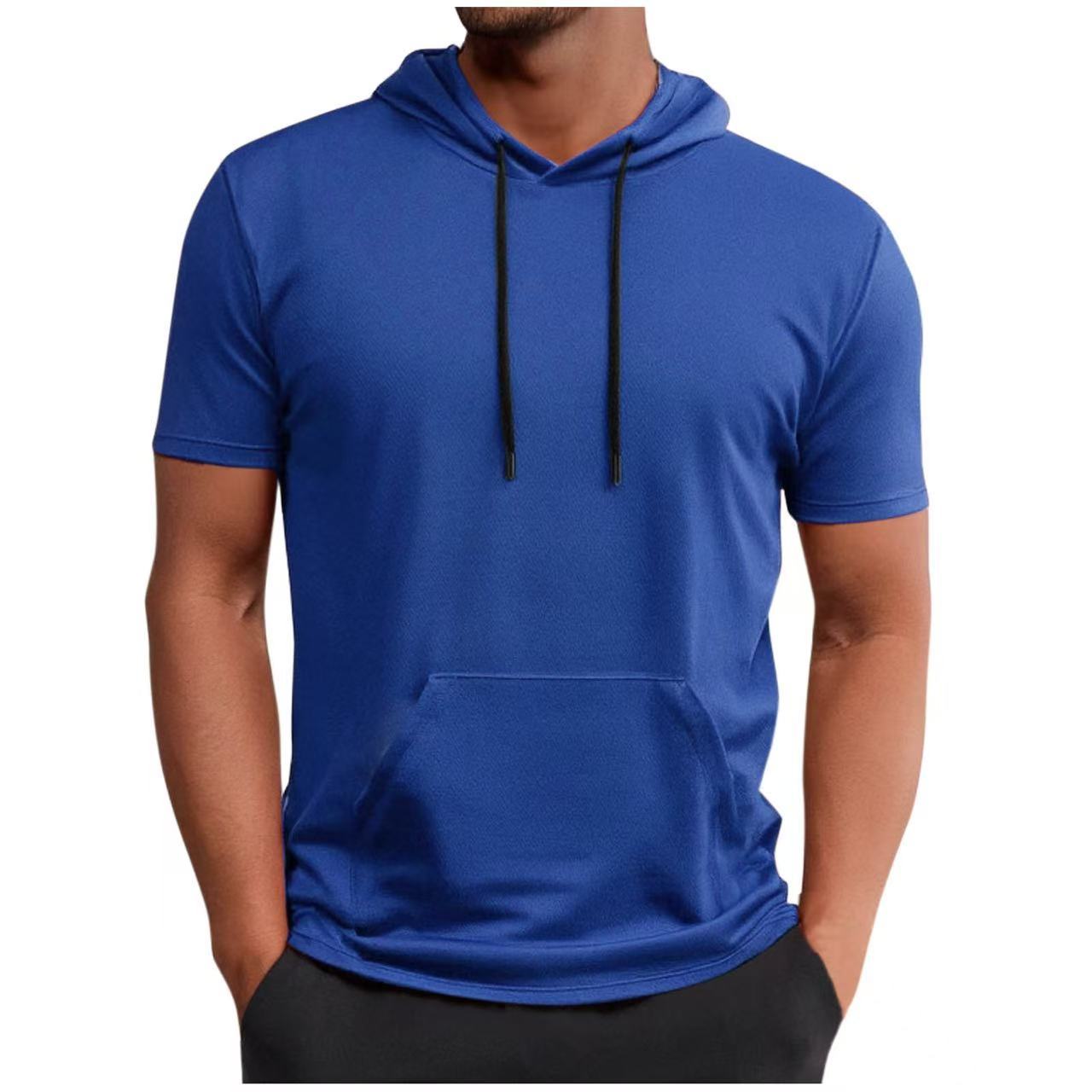 Men's short-sleeved hoodie