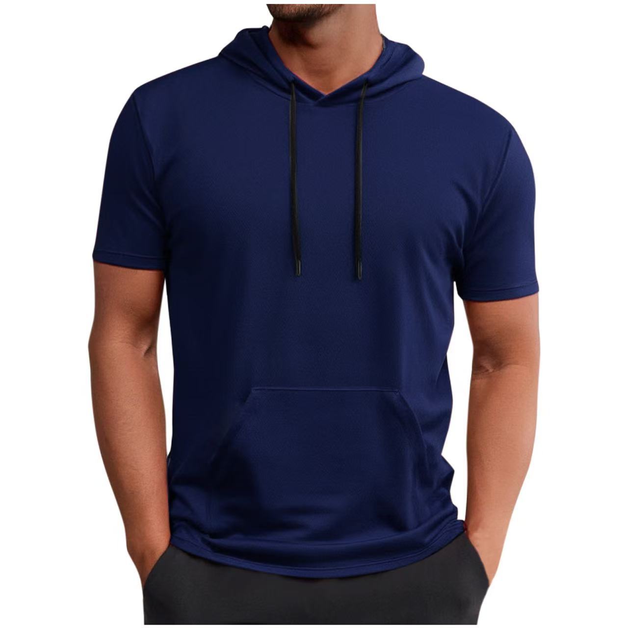 Men's short-sleeved hoodie