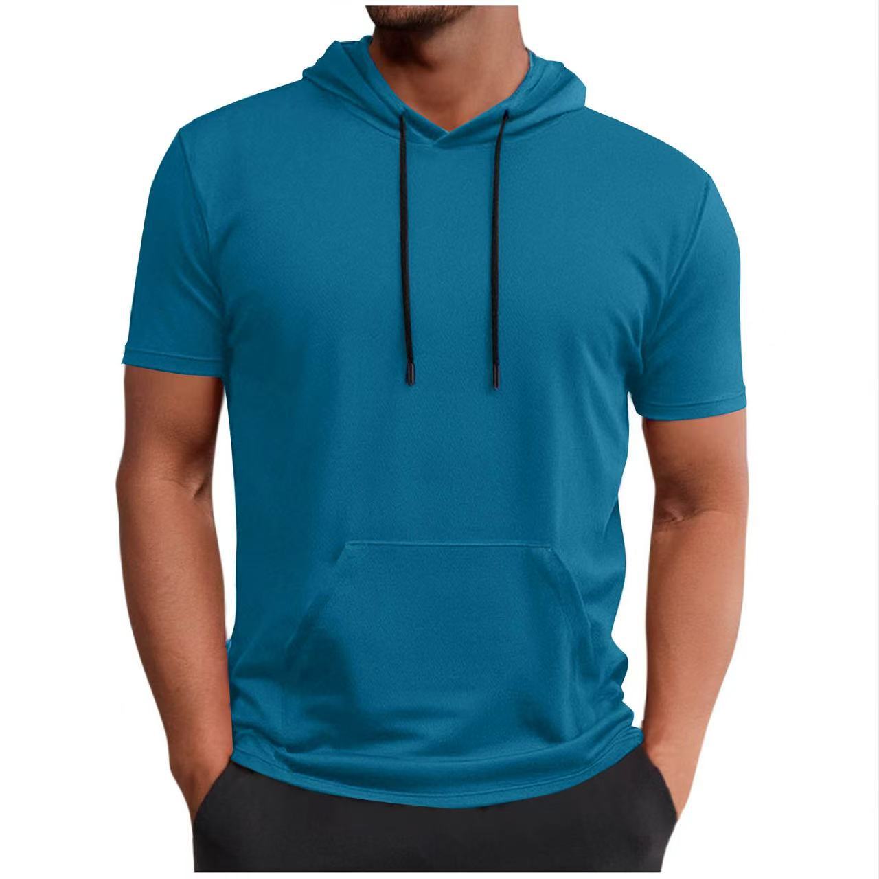 Men's short-sleeved hoodie
