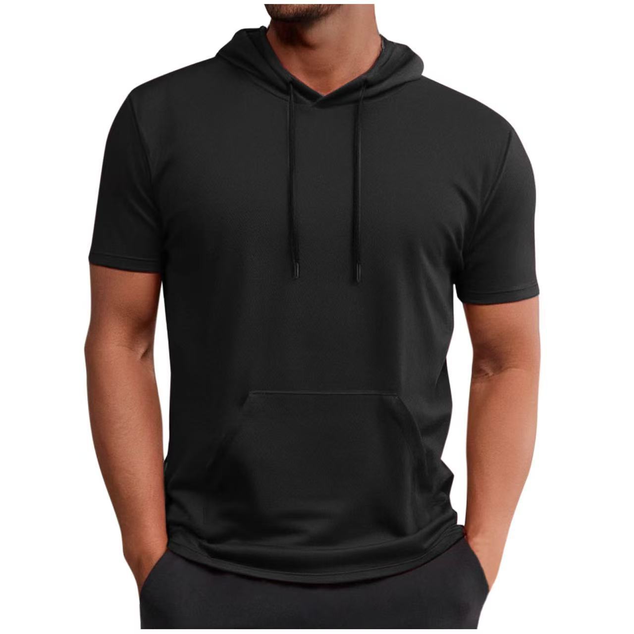 Men's short-sleeved hoodie