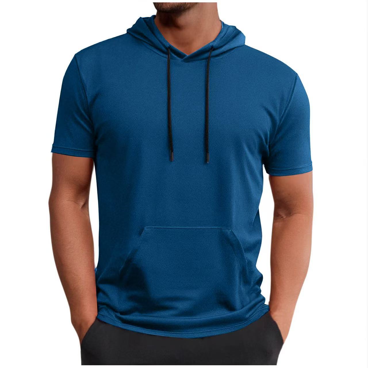 Men's short-sleeved hoodie
