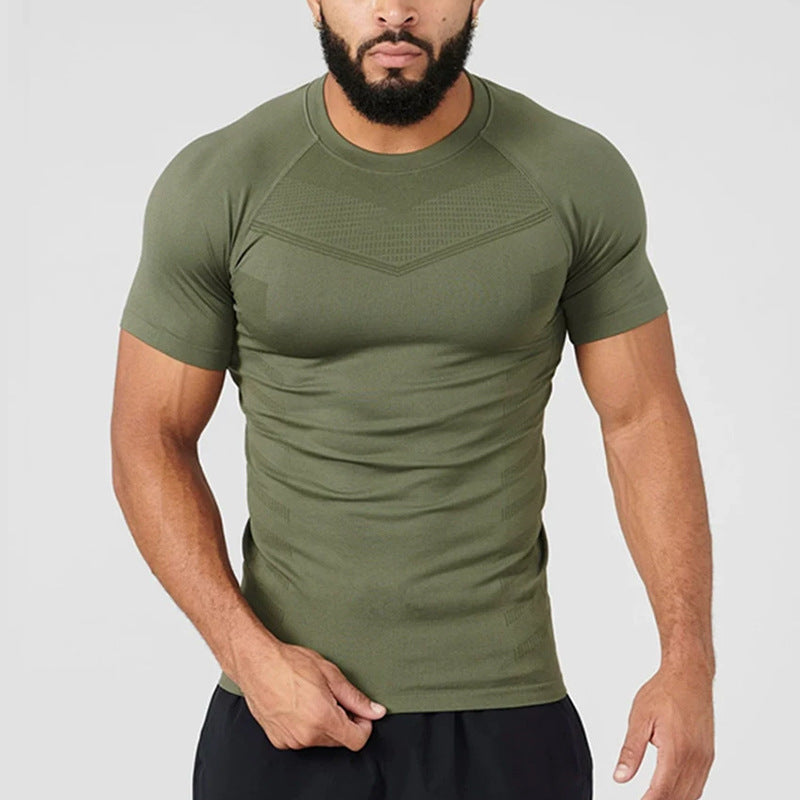 Sports T-shirt, Muscle Fit Short Sleeve