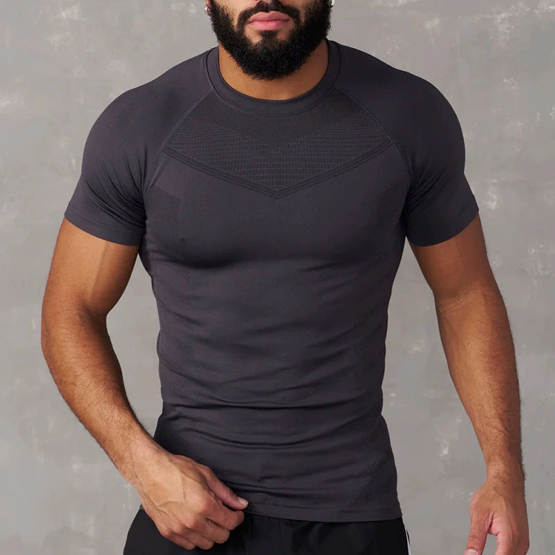 Sports T-shirt, Muscle Fit Short Sleeve