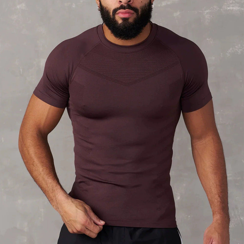 Sports T-shirt, Muscle Fit Short Sleeve