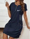 Straight-cut dress